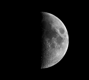 The moon photographed from Hamilton, Ontario, on 2012 12 19 2125 EDT with an 80mm refractor and Nikon D5100 at prime focus.