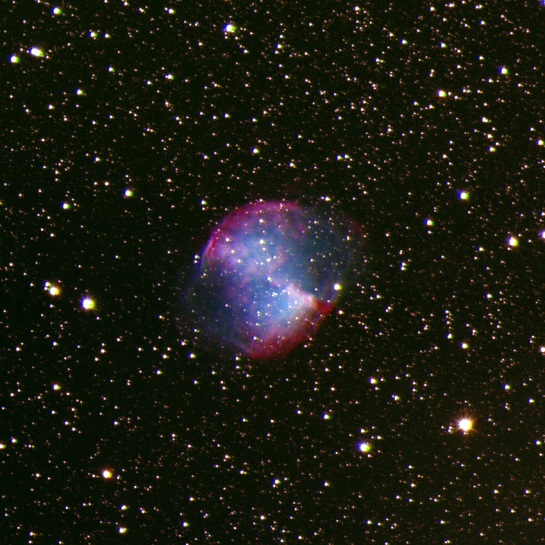 M27 imaged with Rigel