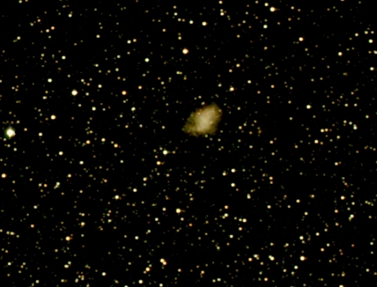 The Cab Nebula (Messier 1) imaged with one of the educational telescopes of the  MicroObservatory Robotic Telescope Network.