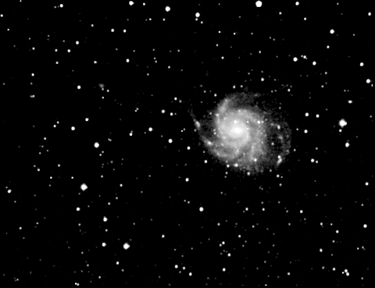 NGC5457, Messier 101, imaged with the MicroObservatory Robotic Telescope Network.
